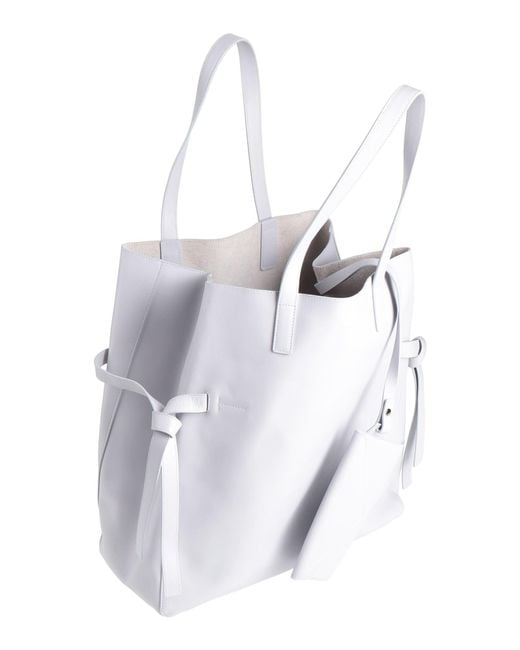 Jil Sander White Handbag Leather