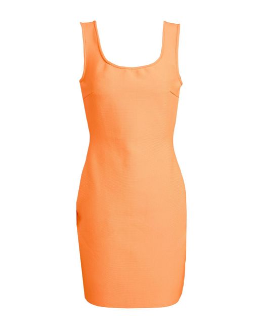 No Secrets Orange Mini Dress