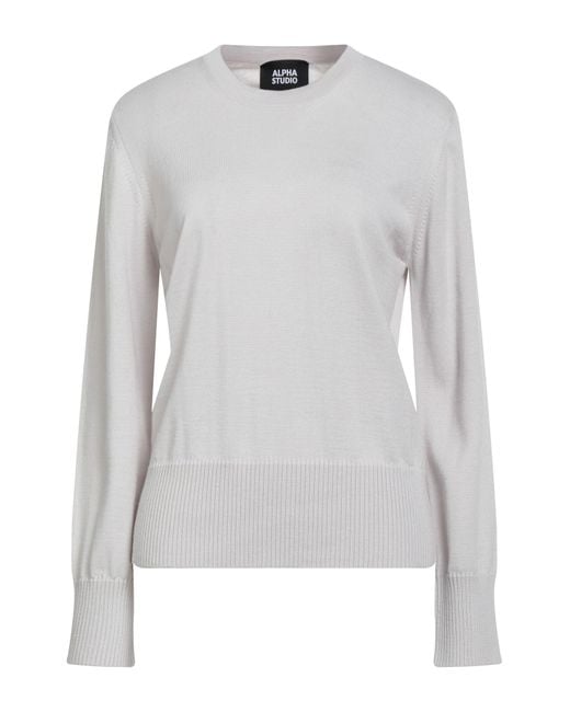 Alpha Studio Gray Pullover