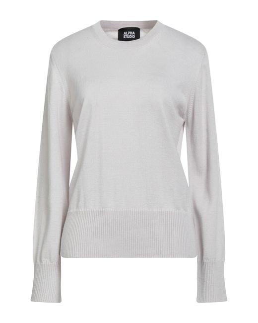 Pullover Alpha Studio de color Gray