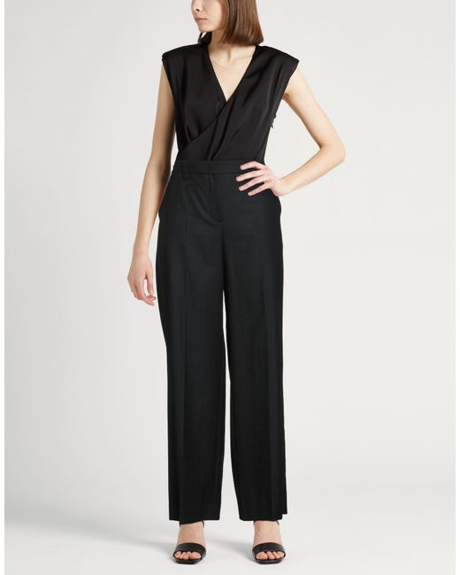 Incotex Black Pants Virgin Wool