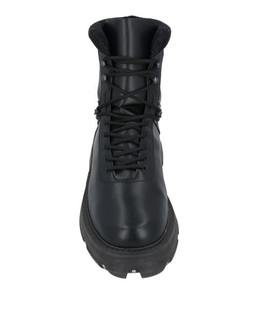 Phileo Black Ankle Boots for men
