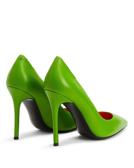 Zapatos Lucrezia con tacón de 105mm Giuseppe Zanotti de color Green