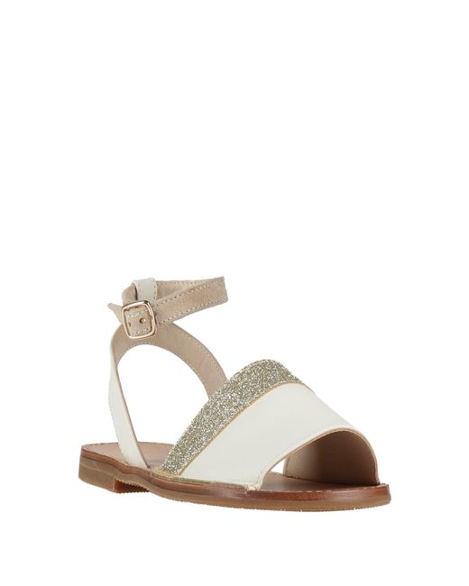 Eleventy White Sandals