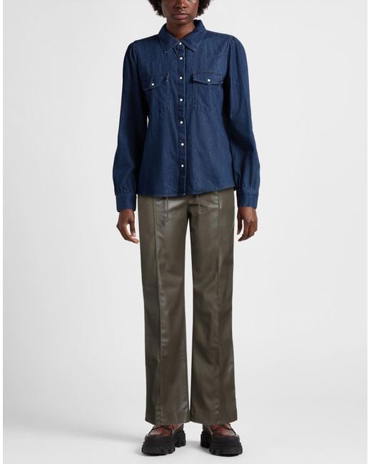 Maliparmi Gray Military Pants Polyester, Polyurethane