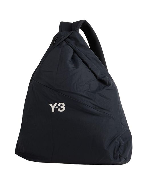 Y-3 Blue Backpack Polyamide for men