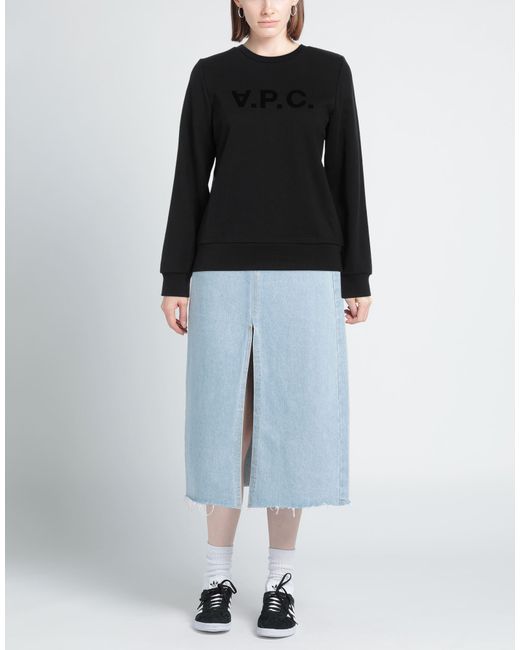 A.P.C. Black Sweatshirt