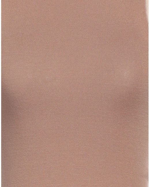 Caractere Natural Camel Sweater Viscose, Polyester, Polyamide
