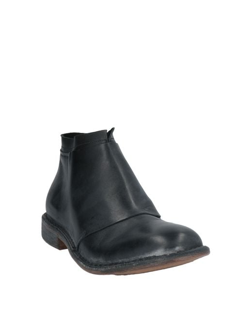 Moma Black Ankle Boots Leather for men