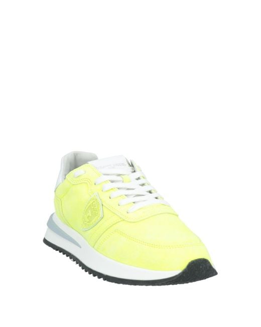Philippe Model Yellow Sneakers Leather
