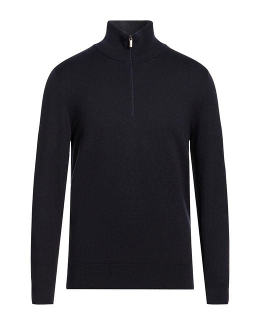 Massimo Alba Blue Turtleneck for men