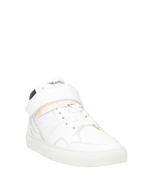 Zadig & Voltaire White Sneakers Leather