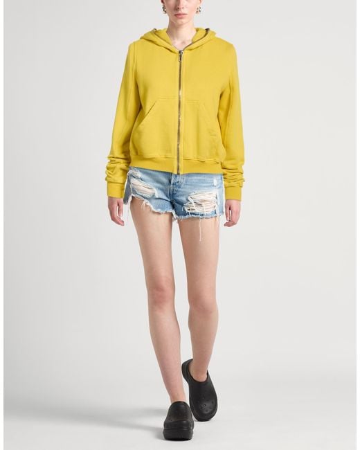 Sudadera Rick Owens de color Yellow