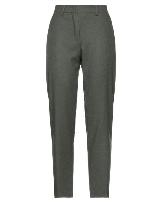 Niu Gray Military Pants Polyester, Viscose, Wool, Elastane