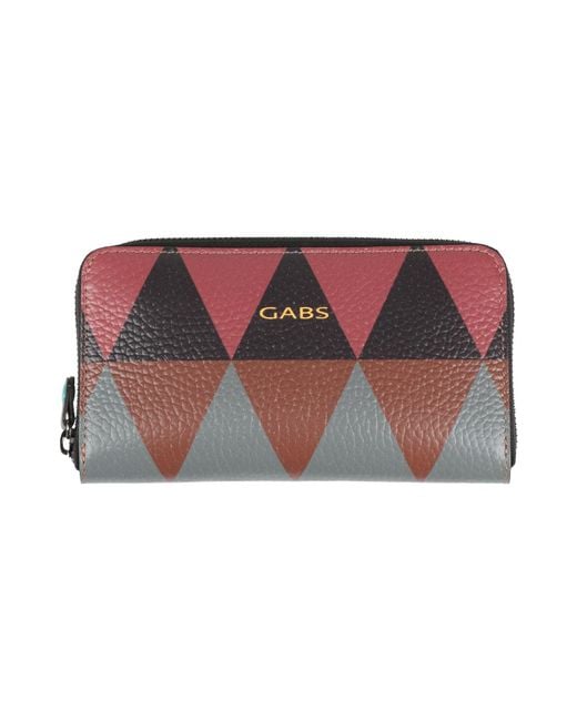 Gabs Red Wallet Calfskin