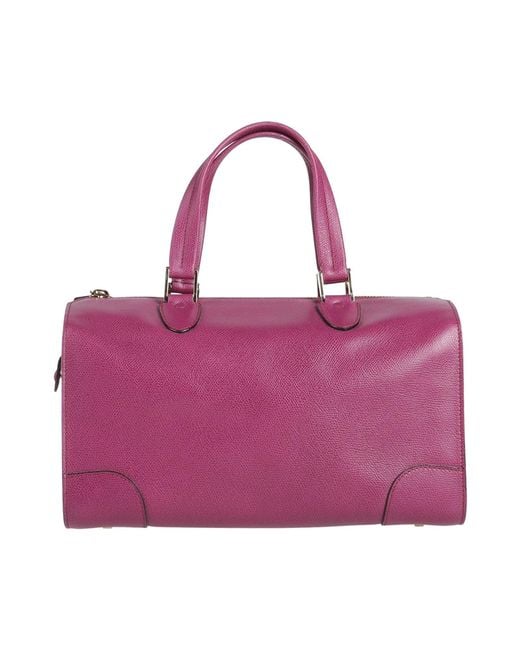 Valextra Purple Handbag