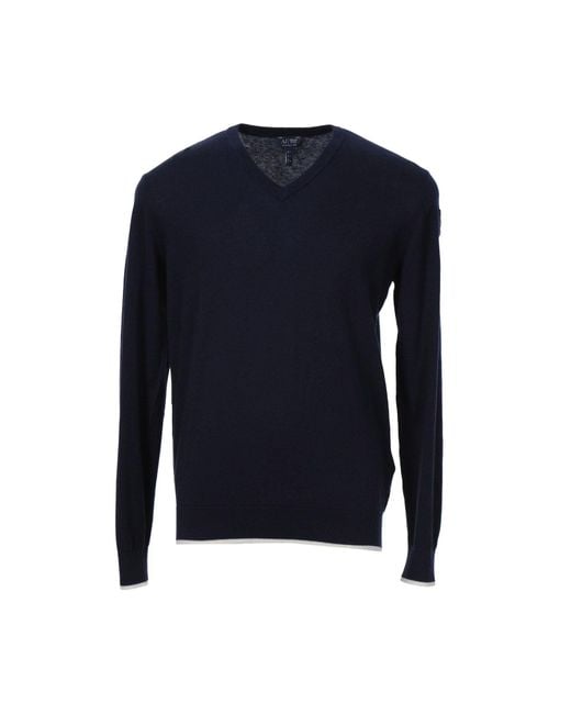 Armani Jeans Sweater in Blue for Men | Lyst