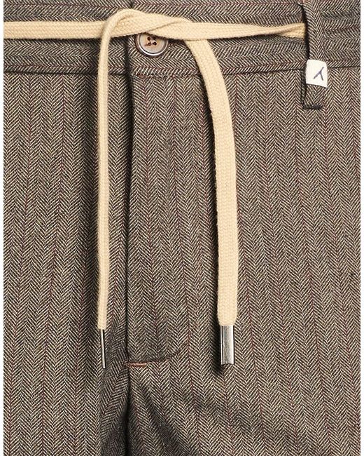 Myths Gray Pants Polyester, Viscose, Elastane for men