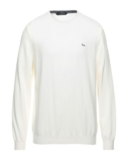 Harmont & Blaine White Ivory Sweater Merino Wool, Viscose, Polyamide, Cashmere for men