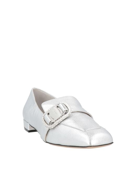 Ferragamo White Loafer