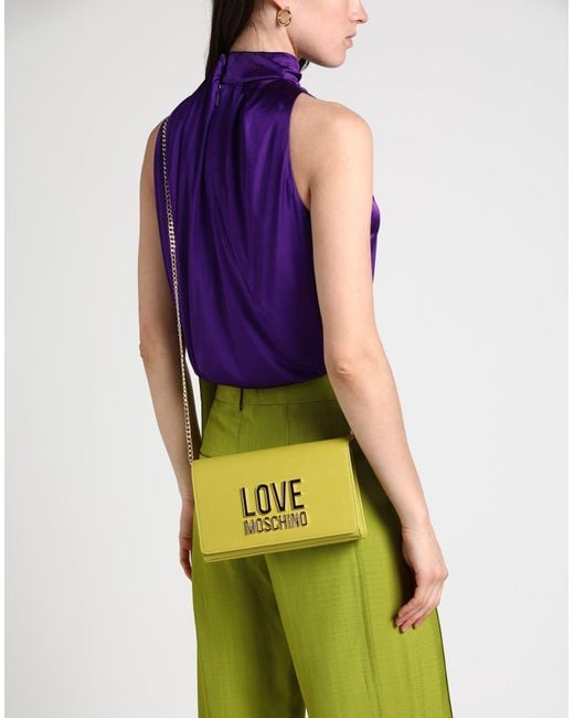 Love Moschino Yellow Cross-body Bag