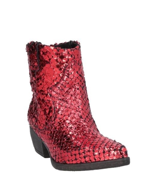 Tosca Blu Red Ankle Boots