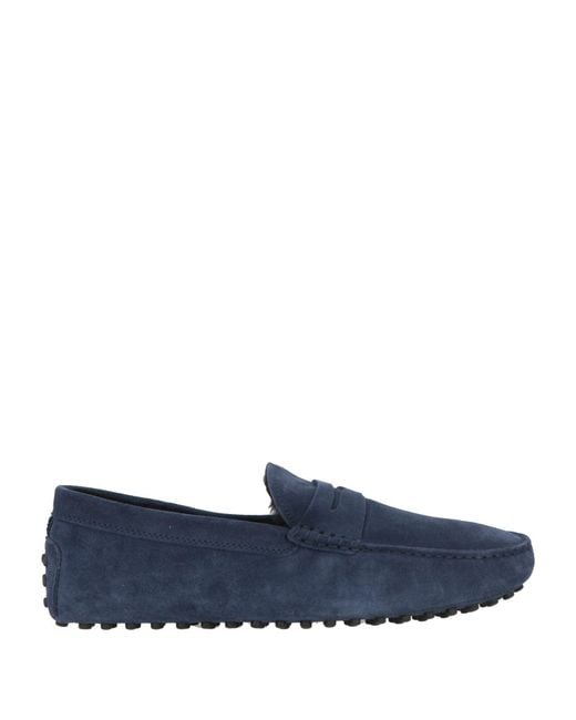 Tod's Blue Midnight Loafers Leather for men