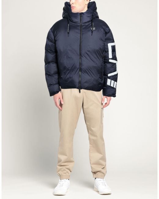 EA7 Blue Puffers for men