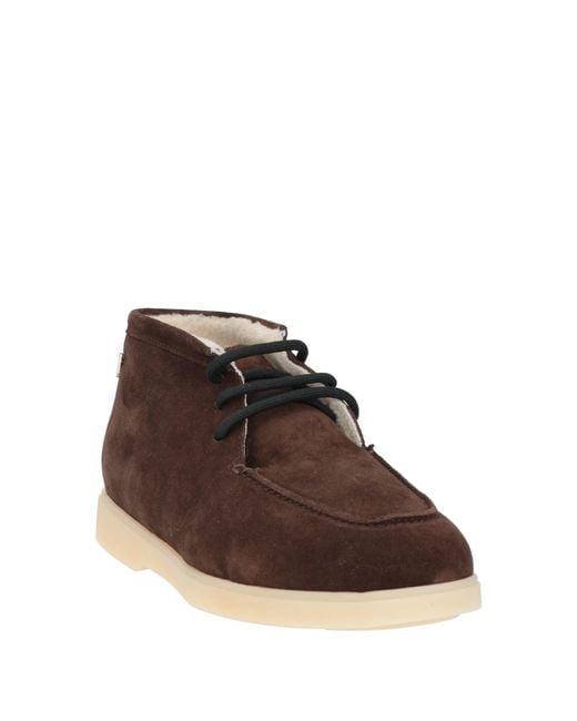 Giuseppe Zanotti Brown Ankle Boots Leather