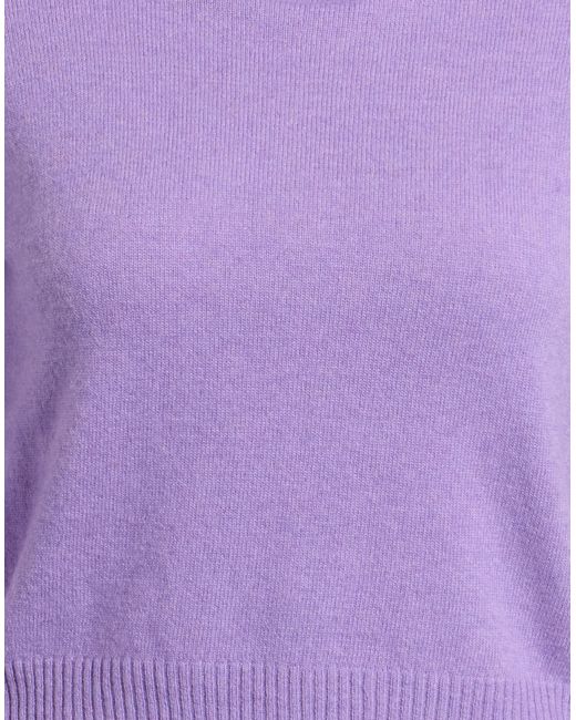 GAUDI Purple Jeans Lilac Turtleneck Polyamide, Viscose, Wool, Cashmere