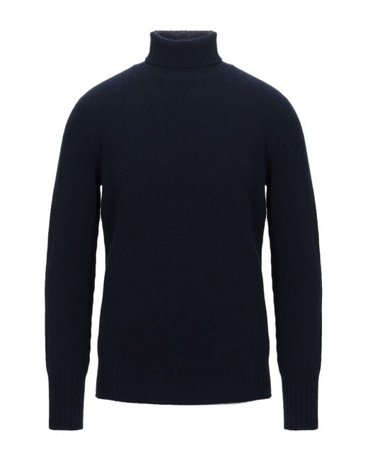 Drumohr Blue Turtleneck for men