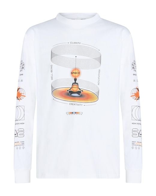 Space Available White T-Shirt Cotton for men