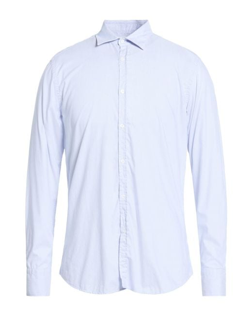Aglini Blue Sky Shirt Cotton for men