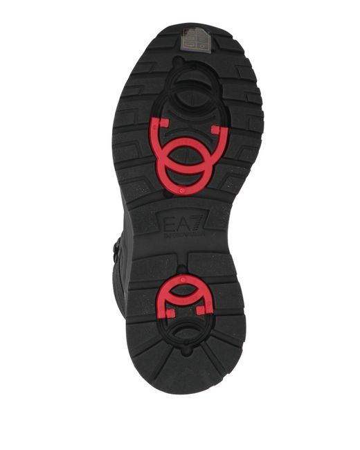 EA7 Black Ankle Boots for men