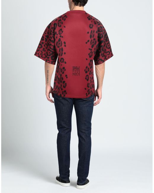 Dolce & Gabbana T-shirts in Red für Herren
