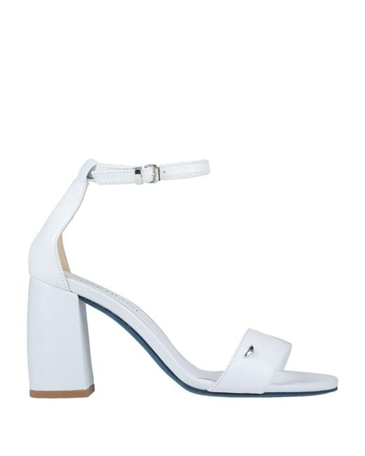 Alberto Guardiani White Sandals