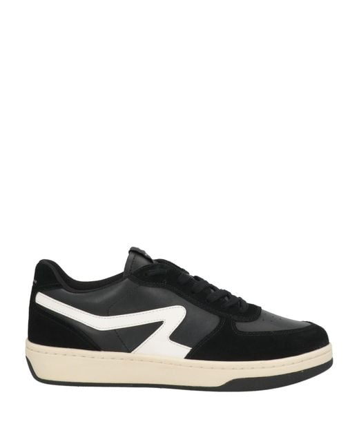 Rag & Bone Black Sneakers Leather, Textile Fibers for men