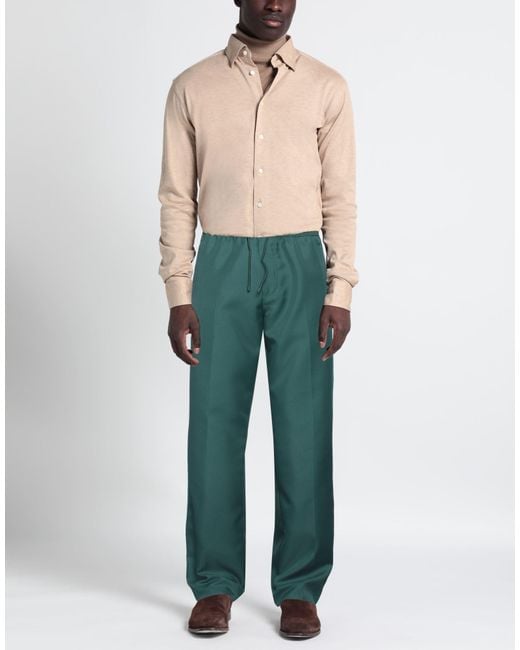 Lanvin Green Trouser for men