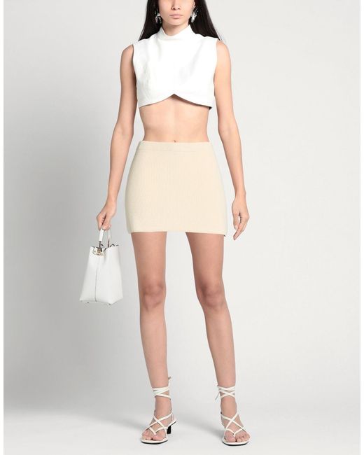 AYA MUSE Natural Mini Skirts