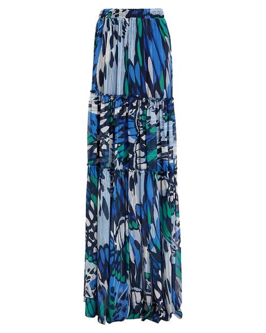 Robe longue Jijil en coloris Blue