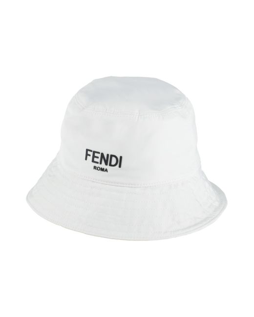 Fendi White Ivory Hat Polyester