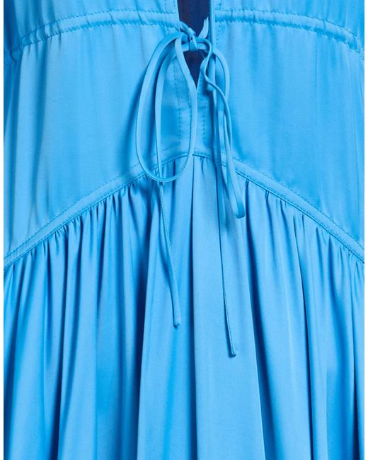 Philosophy Di Lorenzo Serafini Blue Mini Dress Viscose