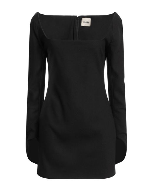 Khaite Black Mini-Kleid
