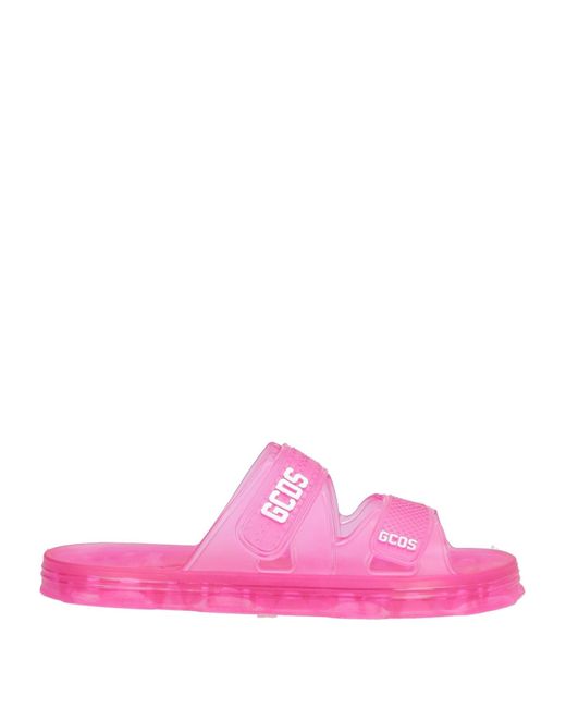 Gcds Pink Fuchsia Sandals Rubber