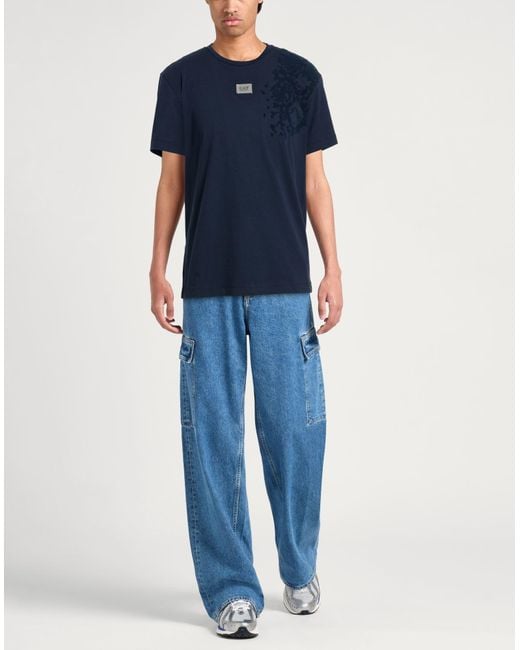 EA7 Blue T-Shirts for men