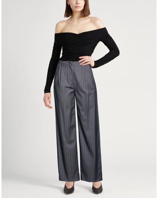 Lardini Gray Pants Polyester, Viscose, Elastane