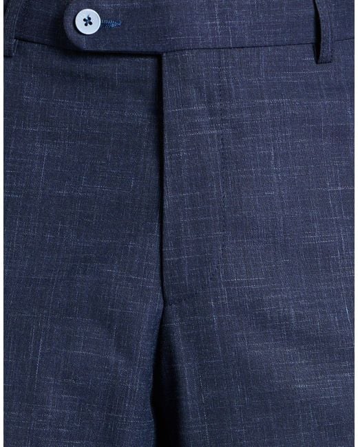 DIGEL Blue Pants Polyester, Viscose, Wool, Elastane for men