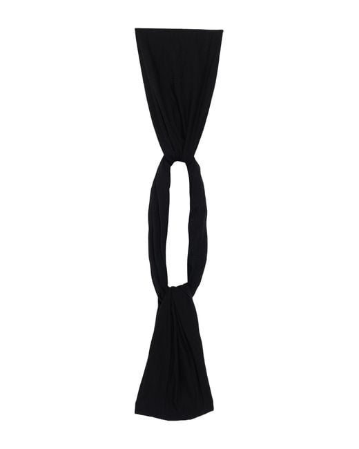 Rick Owens Black Scarf