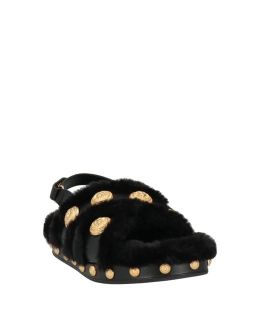 Balmain Black Sandals
