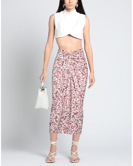 Isabel Marant Maxi Skirt in Red | Lyst UK
